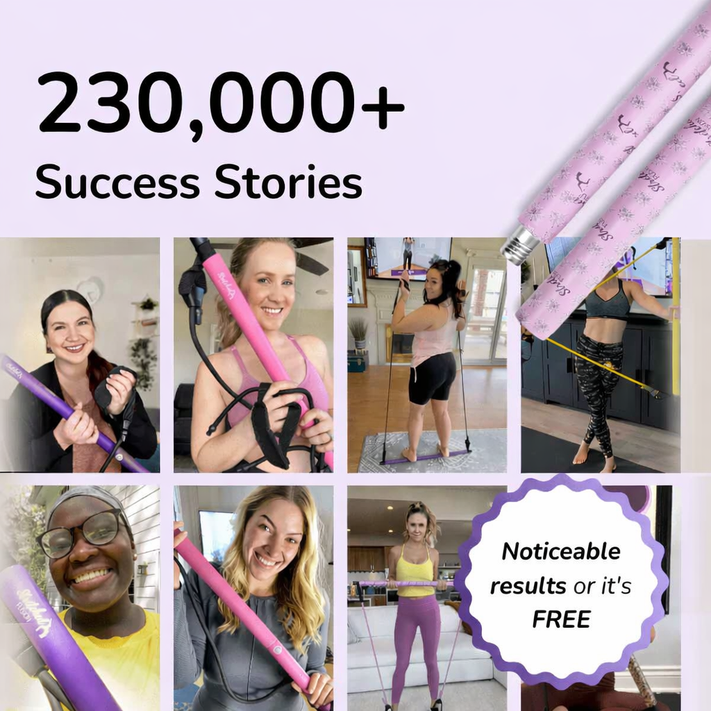 Multi-Functional Pilates Bar - Full Body Workout At Home