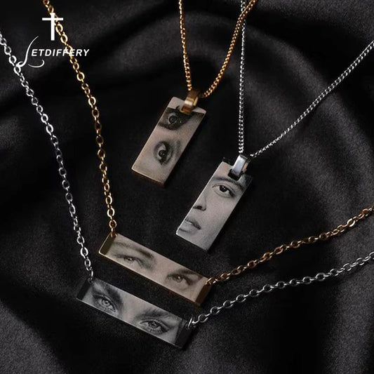 Soul Gaze Custom Portrait Necklace