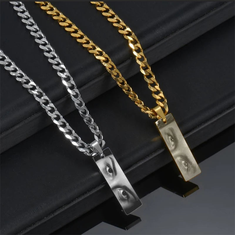 Soul Gaze Custom Portrait Necklace