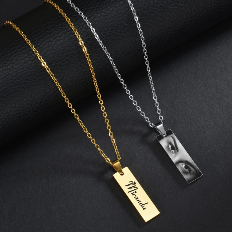Soul Gaze Custom Portrait Necklace