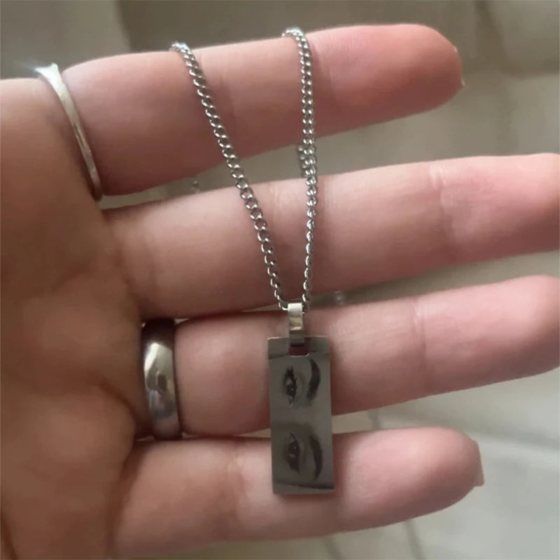 Soul Gaze Custom Portrait Necklace