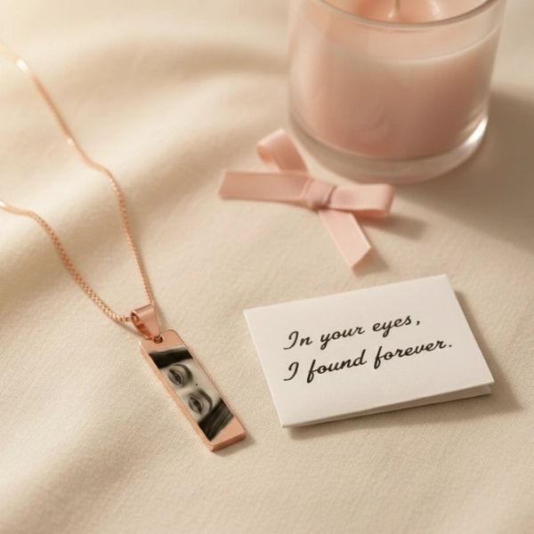 Soul Gaze Custom Portrait Necklace